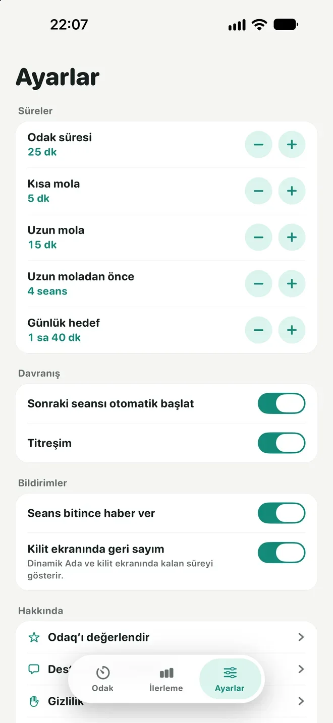 Ayarlar